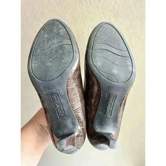 Soft Comfort By Predictions Women's Pumps 6 Brown Burgundy Kitten Heel - Picture 8 of 9